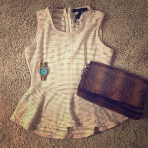 Blush peplum from bcbg